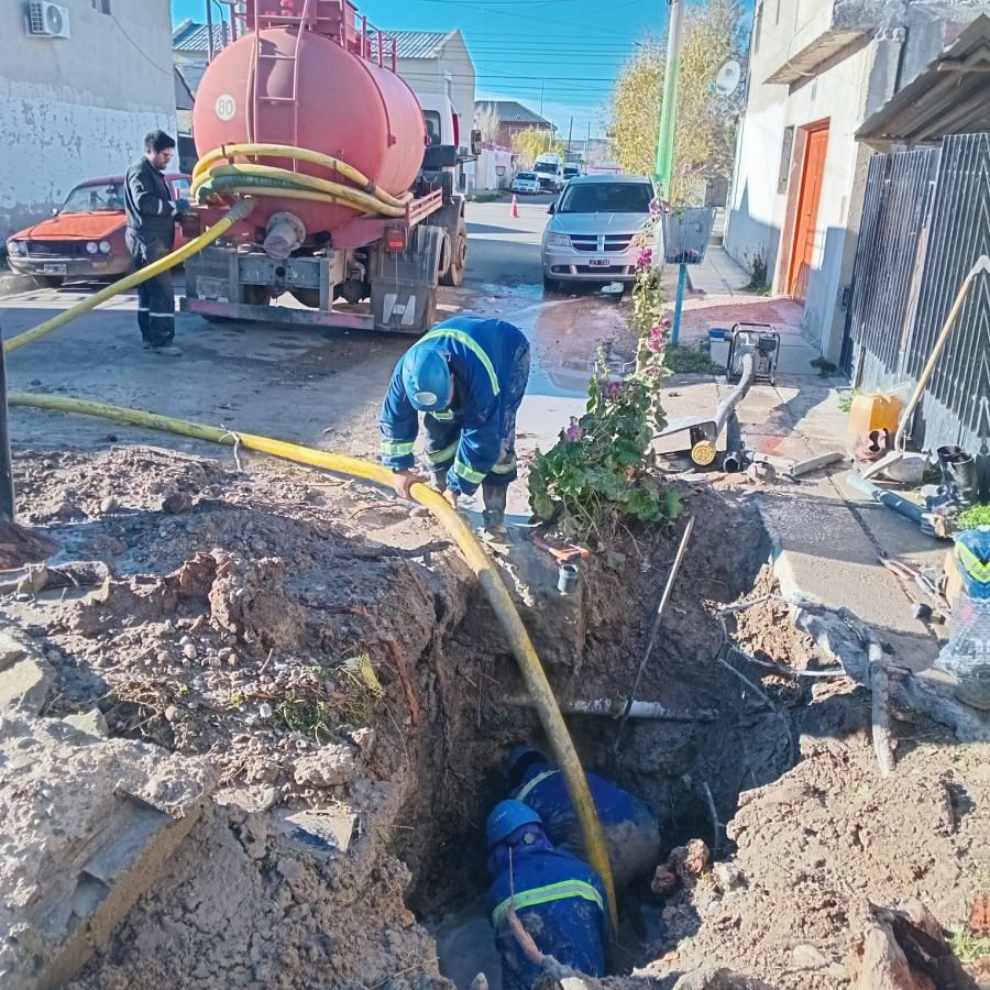Servicios Públicos finalizó trabajos sobre redes de agua en la zona norte provincial