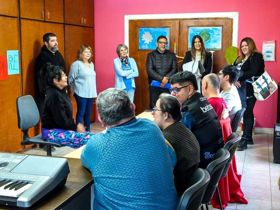 Realizaron un encuentro de trabajo con la Asociación Ángeles Especiales