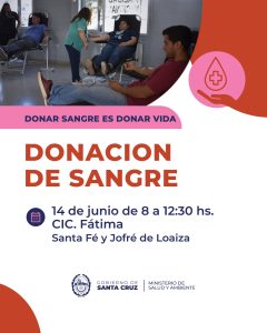 Convocan a voluntarios a colecta en el Día Mundial del Donante de Sangre