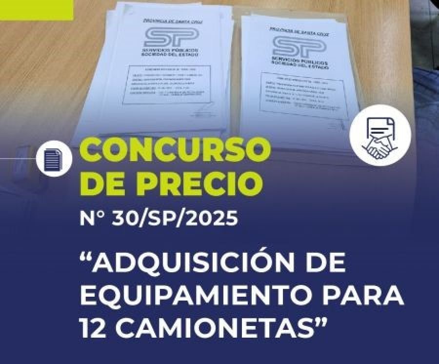 Servicios Públicos finalizó el acto de apertura de sobres por concurso de precios