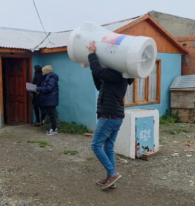 Se realizó un nuevo operativo del Plan Invernal en Río Gallegos