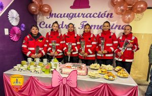 Inauguraron una nueva cuadra femenina en el cuartel de bomberos de Caleta Olivia