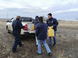 Se realizaron recargas de garrafas para vecinos de La Esperanza
