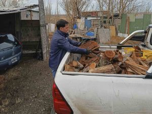 Se realizaron recargas de garrafas para vecinos de La Esperanza
