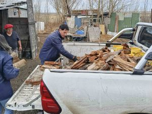 Se realizaron recargas de garrafas para vecinos de La Esperanza