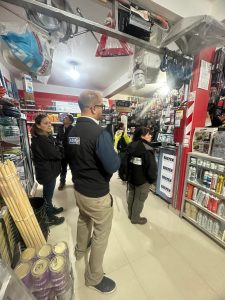 Trabajo realizó inspecciones comerciales junto a la Agencia Santacruceña de Ingresos Públicos
