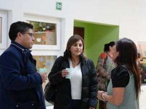 Claudio Vidal visitó El Chaltén y recorrió las instituciones educativas de la localidad