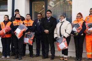 Vidal tomó juramento a 140 agentes y cadetes de Policía frente al Faro de Cabo Vírgenes: “Pongamos en valor lo nuestro”