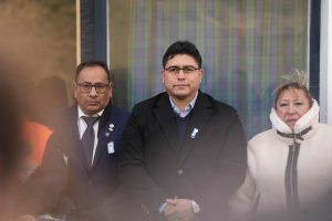 Vidal tomó juramento a 140 agentes y cadetes de Policía frente al Faro de Cabo Vírgenes: “Pongamos en valor lo nuestro”