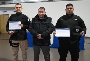 Realizaron el acto de cierre y entregaron certificación del Curso de Guías Caninos Detectores