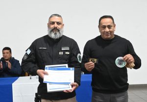 Realizaron el acto de cierre y entregaron certificación del Curso de Guías Caninos Detectores