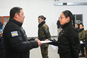 Realizaron el acto de cierre y entregaron certificación del Curso de Guías Caninos Detectores