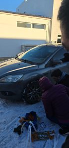 Se realizó taller sobre conducción invernal y colocación de cadenas en Río Gallegos