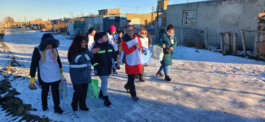 “Estamos con vos”: Salud realizó operativo de vacunación en Río Gallegos