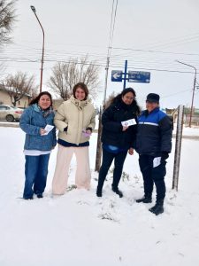 Vecinos informados, mujeres acompañadas: se realizó la campaña “No Estás Sola”