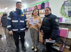 Vecinos informados, mujeres acompañadas: se realizó la campaña “No Estás Sola”