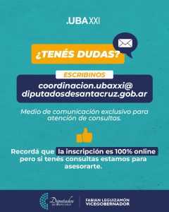 Leguizamón celebró el acceso de los estudiantes santacruceños al CBC de la UBA en modalidad a distancia