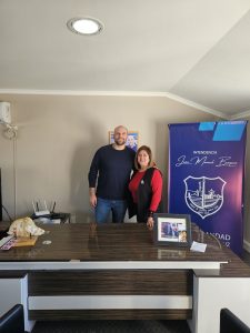 Claudia Pavez visitó Puerto Santa Cruz antes del gran evento aniversario