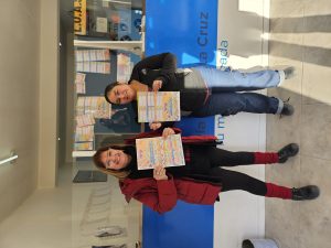 Claudia Pavez visitó Puerto Santa Cruz antes del gran evento aniversario