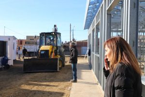 Tras una década de espera, se reanuda la obra del Colegio Secundario N° 43 de Caleta Olivia