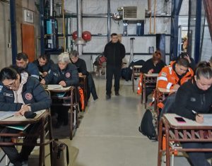 Formación operativa: Capacitaron a Agentes de Protección Civil para actuar en emergencias junto a bomberos