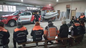 Formación operativa: Capacitaron a Agentes de Protección Civil para actuar en emergencias junto a bomberos