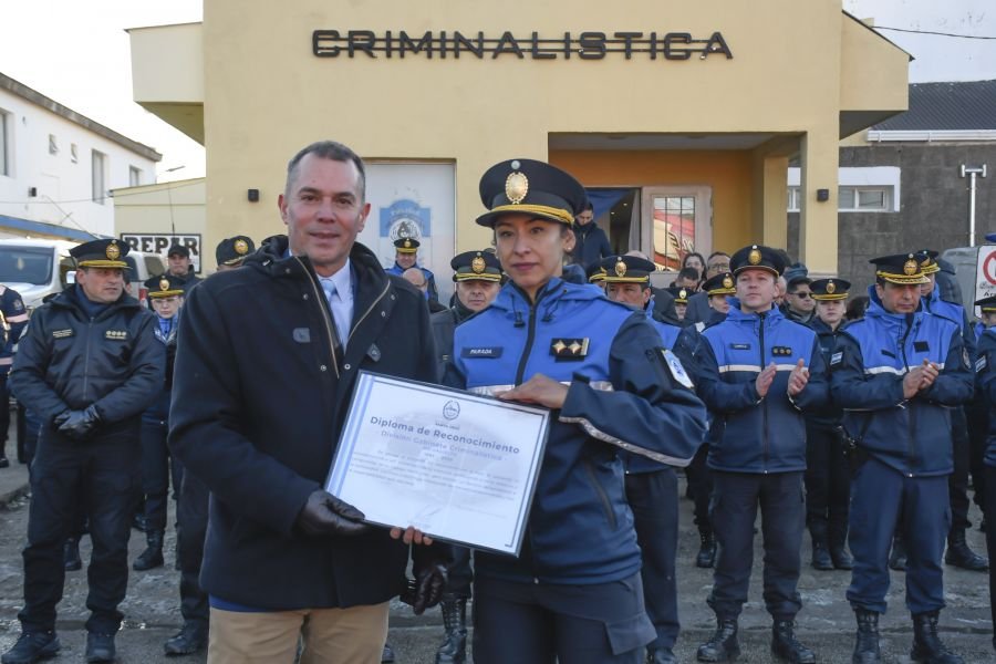 La División Gabinete Criminalístico de Río Gallegos celebró su 40° Aniversario