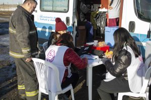 Se llevó adelante una jornada de abordaje territorial en el Club Deportivo San Benito Abad