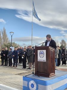 Vidal desde Lago Posadas: "La independencia que necesitamos es fortalecer la economía a través de la producción"