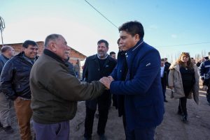 Se inauguró la primera obra del anuncio del 1° de Mayo: gas para 56 familias de Lago Posadas