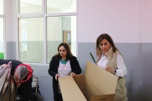 Pico Truncado: el CPE entregó equipamiento escolar junto a autoridades provinciales