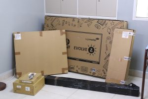 Pico Truncado: el CPE entregó equipamiento escolar junto a autoridades provinciales