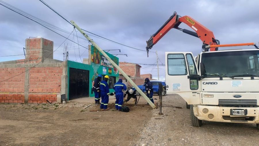 Tras diversos trabajos, se recuperó el servicio de energía en Perito Moreno y Las Heras