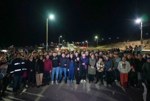 Claudio Vidal en Caleta Olivia: "En Santa Cruz obra que se comienza, es obra que se termina"