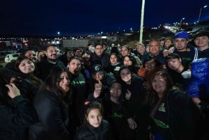 Claudio Vidal en Caleta Olivia: "En Santa Cruz obra que se comienza, es obra que se termina"