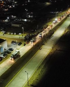 Claudio Vidal en Caleta Olivia: "En Santa Cruz obra que se comienza, es obra que se termina"