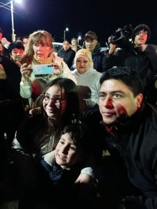 Claudio Vidal en Caleta Olivia: "En Santa Cruz obra que se comienza, es obra que se termina"