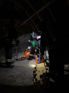 Por primera vez en Santa Cruz se realizó curso de rescate en interior de mina