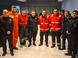 Por primera vez en Santa Cruz se realizó curso de rescate en interior de mina