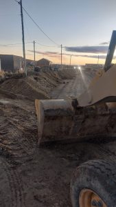 El Gobierno Provincial refuerza obras en el Barrio 22 de Septiembre de Río Gallegos