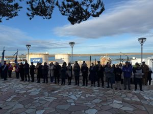 El Gobierno acompañó el acto por el 141° Aniversario de Puerto Deseado