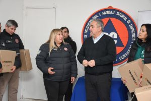 Entrega de equipamiento a Protección Civil: “Es el resultado de un trabajo en conjunto”, destacó el ministro Brizuela