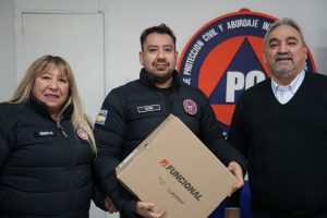 Entrega de equipamiento a Protección Civil: “Es el resultado de un trabajo en conjunto”, destacó el ministro Brizuela