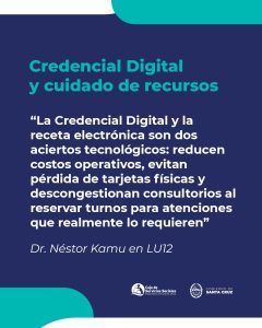 Kamu: “El afiliado aprende a cuidar los recursos de su obra social”