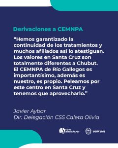 Aybar: “La única manera es interiorizarse y trabajar día a día con el personal”