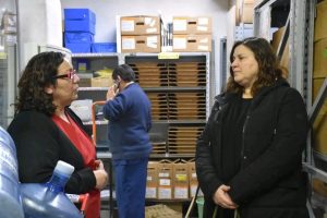 La ministra María Lorena Ross encabezó una recorrida por el Hospital Regional de Río Gallegos