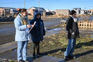 Dispositivo territorial del Plan Invernal en el barrio Santa Cruz