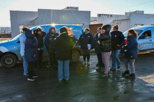 Dispositivo territorial del Plan Invernal en el barrio Santa Cruz