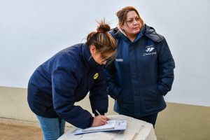 Dispositivo territorial del Plan Invernal en el barrio Santa Cruz