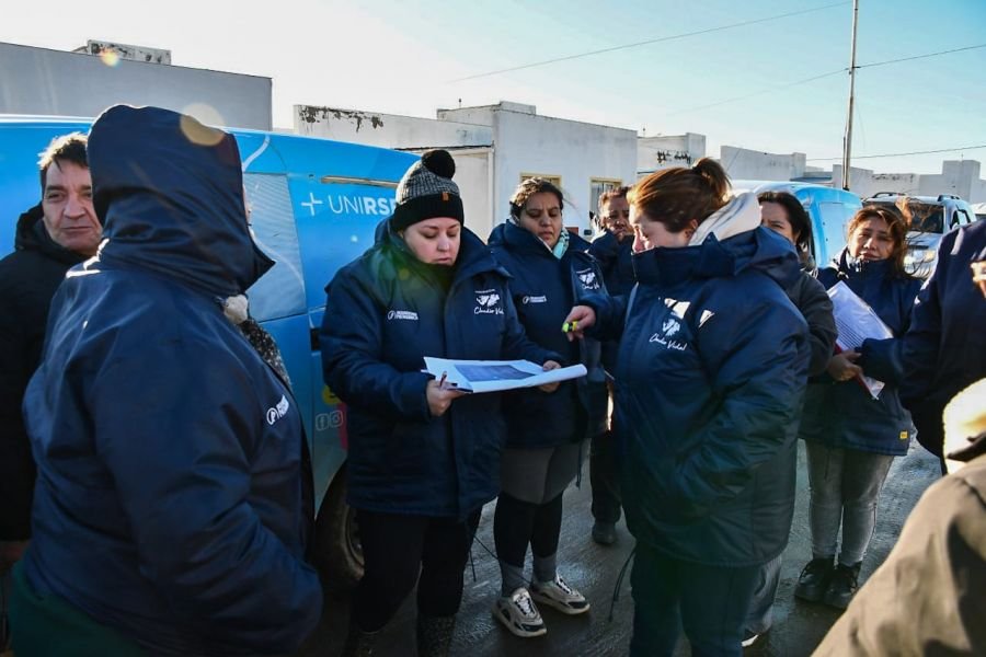 Dispositivo territorial del Plan Invernal en el barrio Santa Cruz